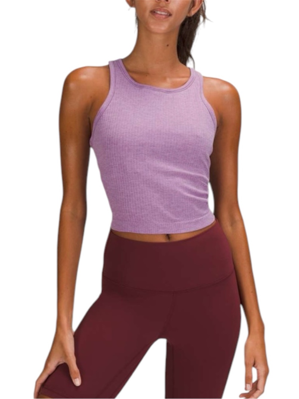 Lululemon Ebb To Street Racerback Crop
Tank Top Wisteria Purple Womens Size 10